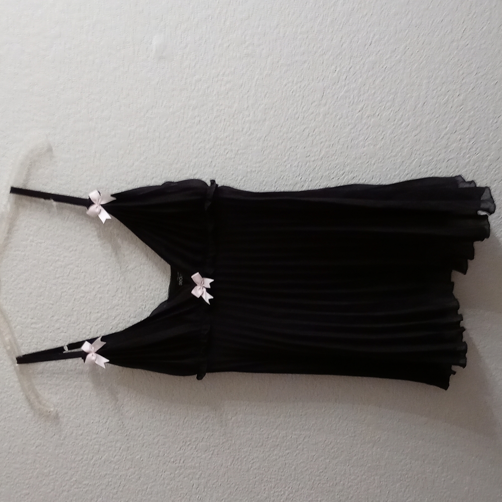 Cinemaetoile seductivewear size Medium black with pink bows #078 B3